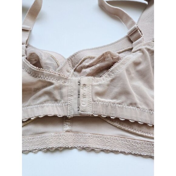 Glamorise MagicLift Original Support 1000 Wireless Beige Full Coverage Bra 50C - Picture 6 of 10